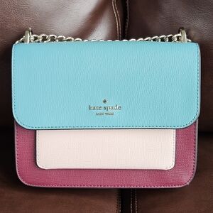 KATE SPADE NEW YORK Remi Colorblock Flap Chain Crossbody Bag